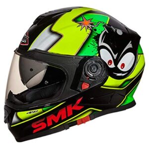 SMK MA241 Twister Cartoon Graphics Pinlock Fitted Full Face Helmet With Clear Visor