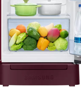 SAMSUNG 189 L Frost Free Single Door 4 Star Refrigerator (Hydrangea Plum, RR21C2F24HT/HL)