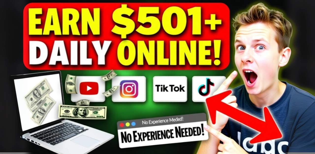 You are currently viewing 5 Proven Ways to Earn Money Online Without Any Experience